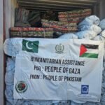الشحنة السابعة من المساعدات الإنسانية الباكستانية تصل إلى غزة